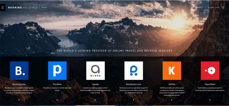 Booking Holdings Home