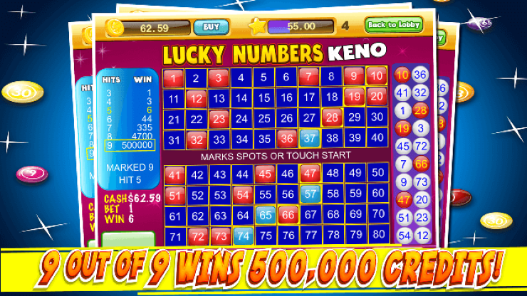 Keno Lucky Numbers