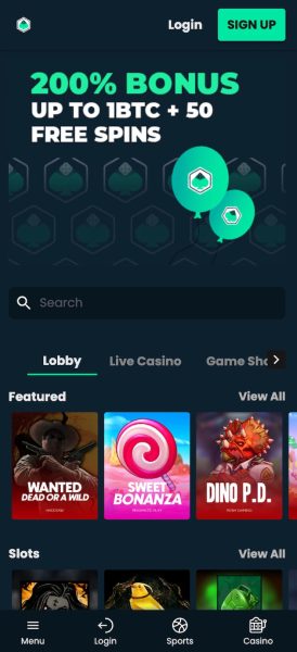 Mega Dice casino mobile