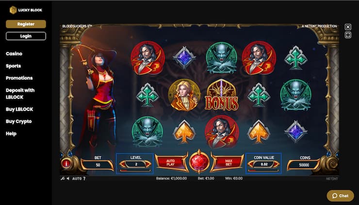Blood Suckers 2 Slot Bets