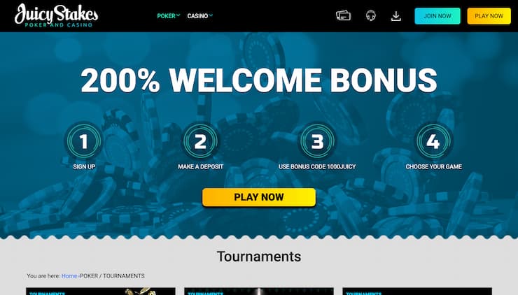 Juicy Stakes Omaha Poker Online Site