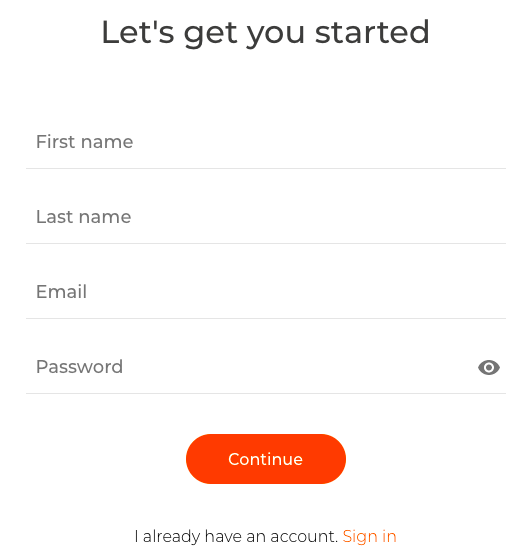 Trade Nation sign-up