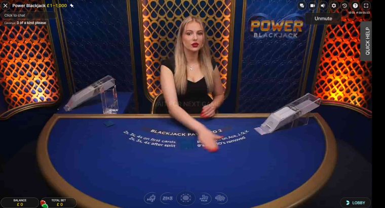 evolution gaming blackjack