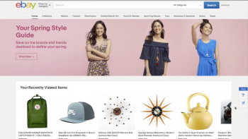 eBay personalized Home Page