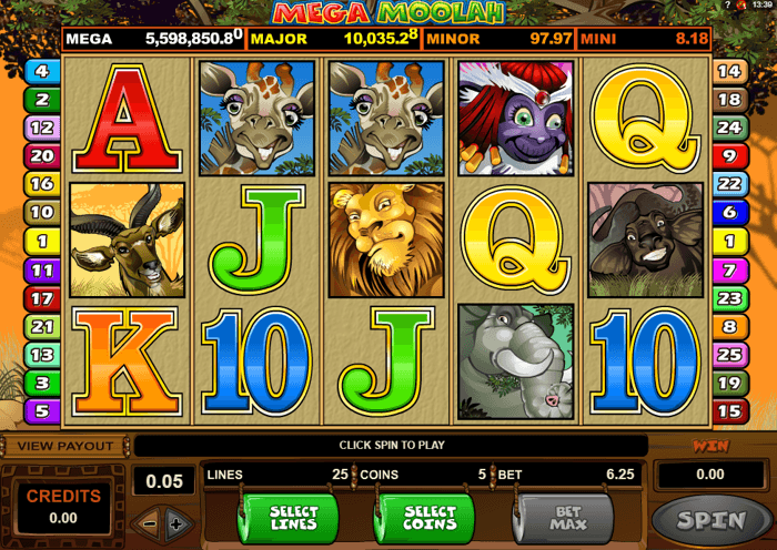 Wildlife and nature slot machine themes