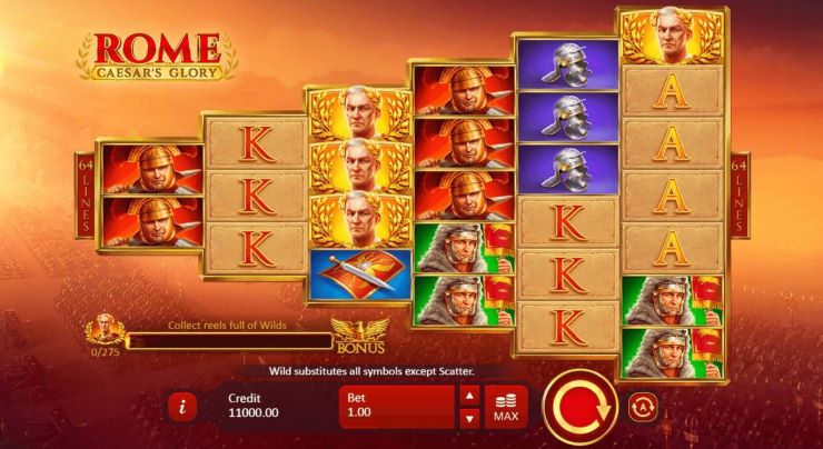 Rome Caesars Glory Slot Machine