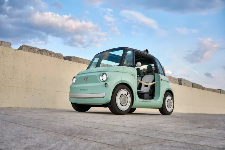 fiat launches new electric powered vehicle called topolino