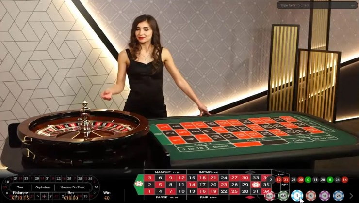 Using a roulette strategy on live dealer roulette