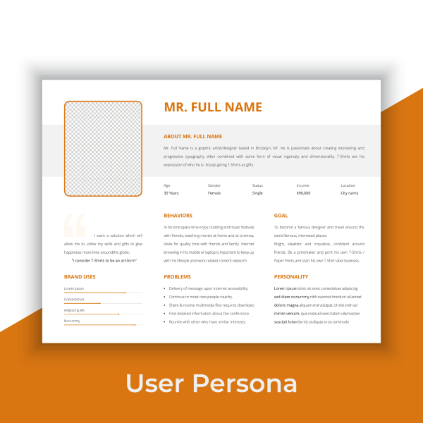 Target audience for Instagram: Example of a buyer persona