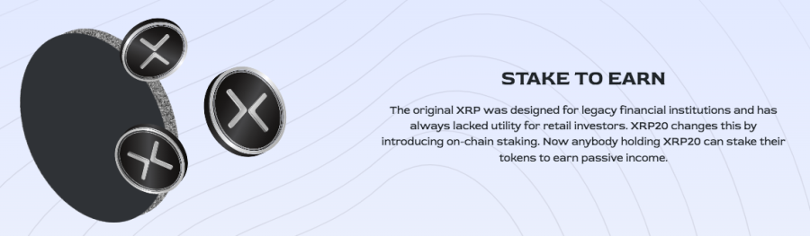 XRP20 stake-to-earn