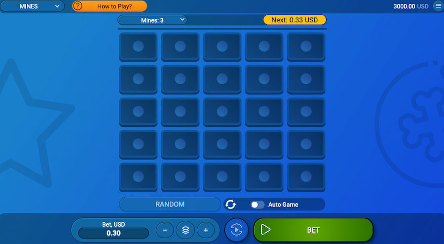 mines game demo account