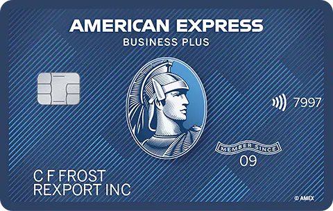 sample american express business plus credit card