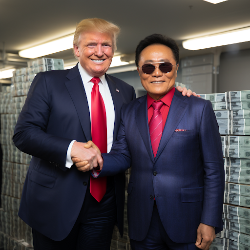 Robert Kiyosaki and Donald Trump