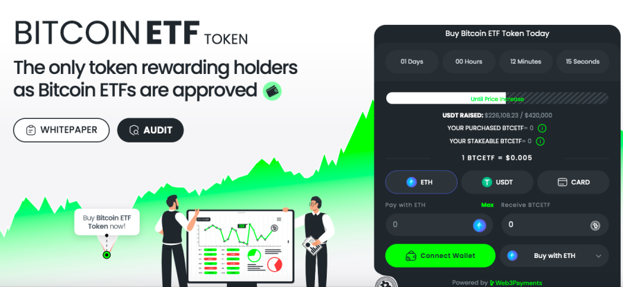 Bitcoin ETF Token presale