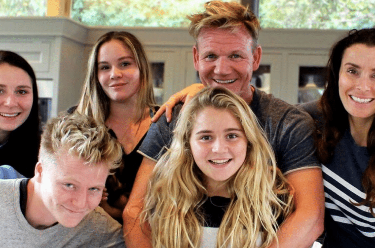 Gordon Ramsay and his family