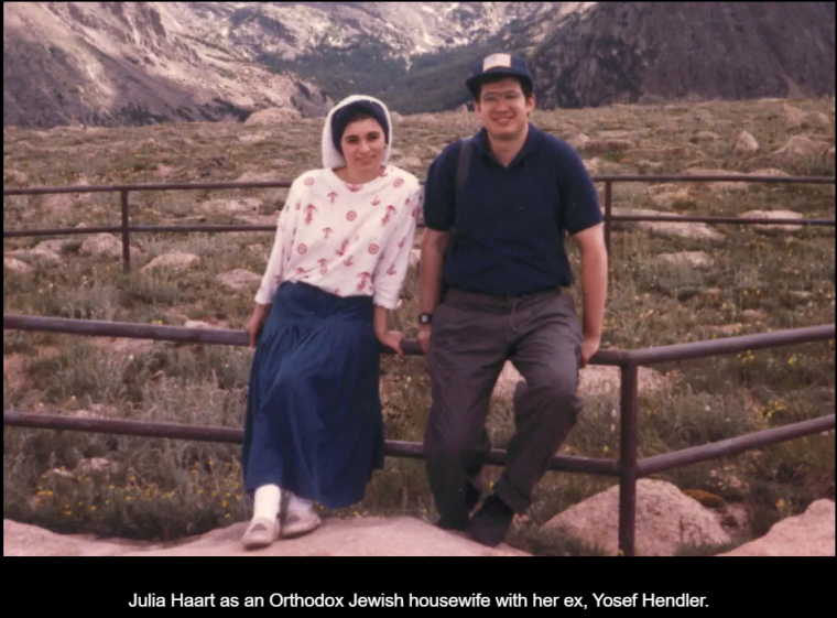Julia Haart and her first husband
