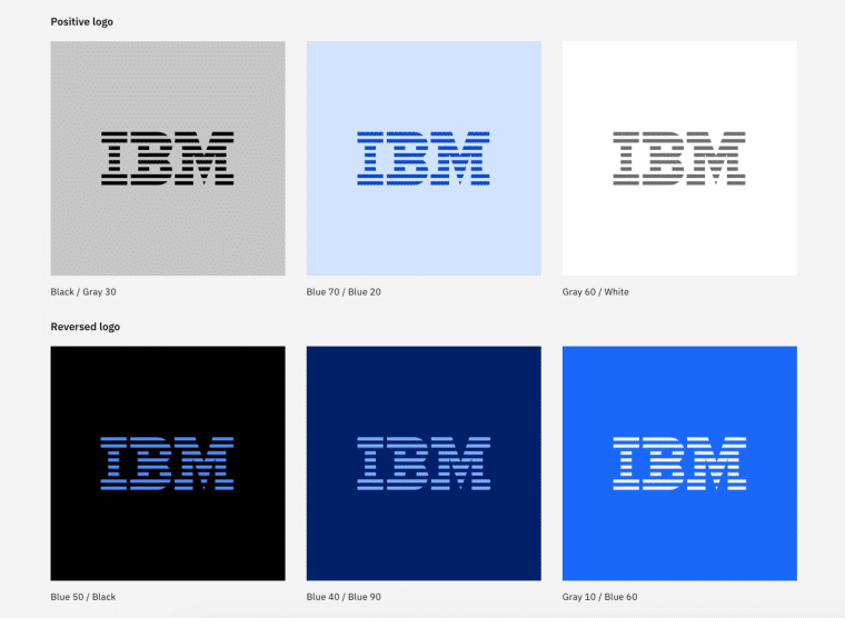 IBM Logo Colors