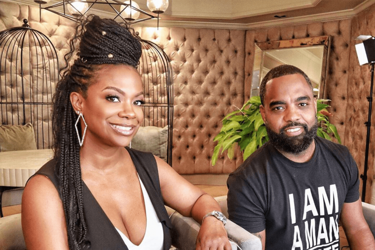 Kandi Burruss and a man
