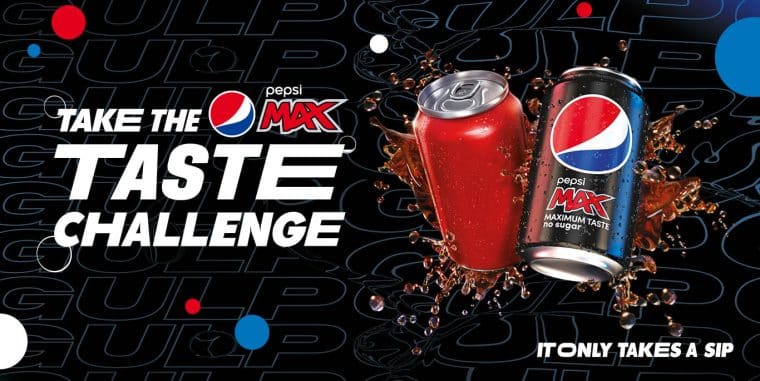 An ad for the 2022 Pepsi Max challenge.