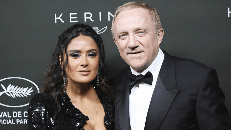 François Henri Pinault and a woman