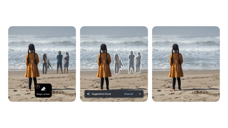 AI Magic Eraser Google feature