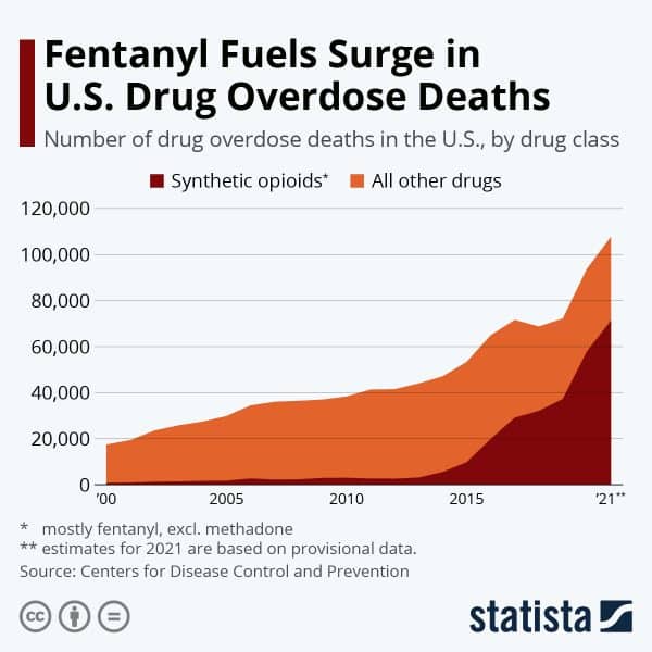 fentanyl deaths in the us