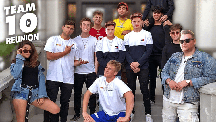 Jake Paul and Team 10 group