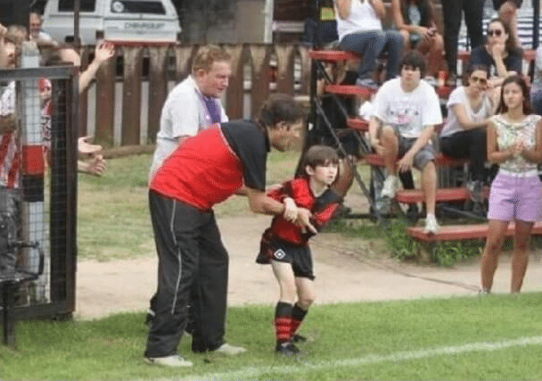 messi young boy