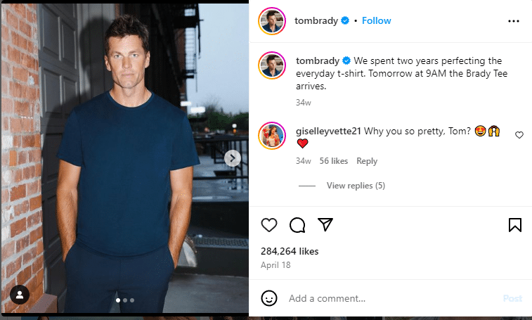 Tom Brady Instagram