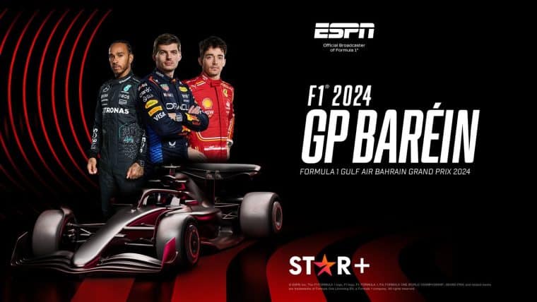 promotional flyer of 2024 f1 event