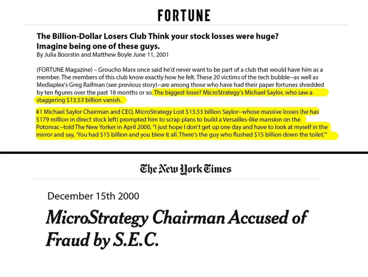 Michael Saylor headline from fortune
