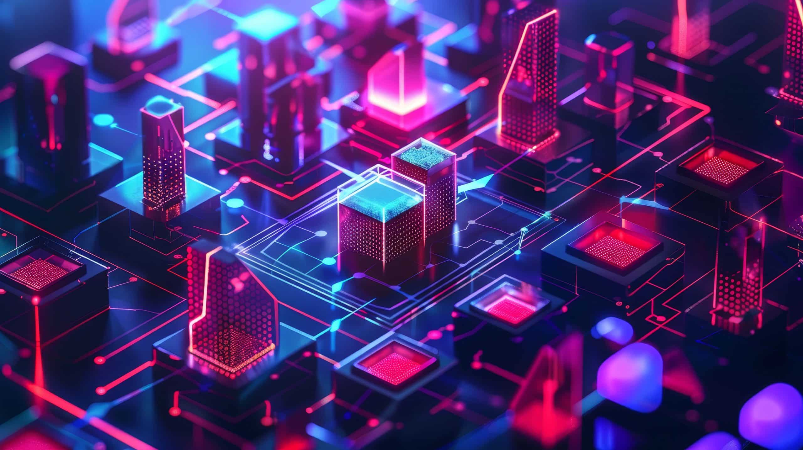 futuristic grid