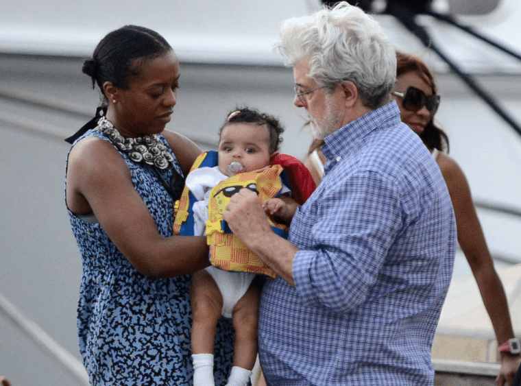 george lucas wife and baby