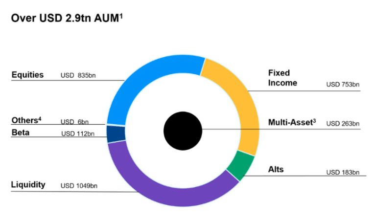 investment company JPMorgan asset split
