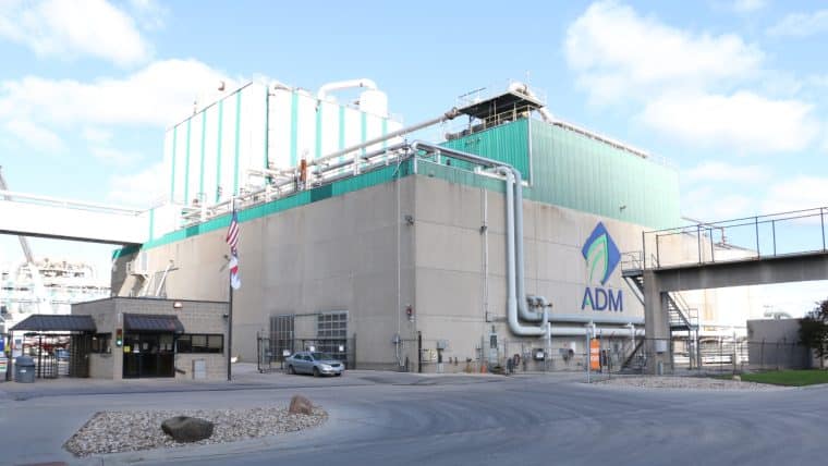 ADM food processing plant