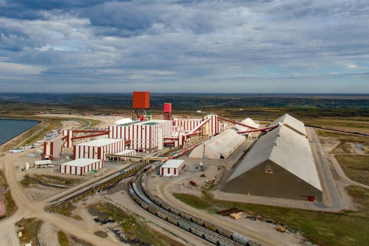 Nutrien Rocanville potash plant