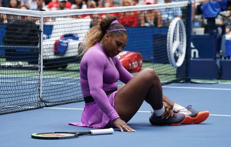 serena williams injury