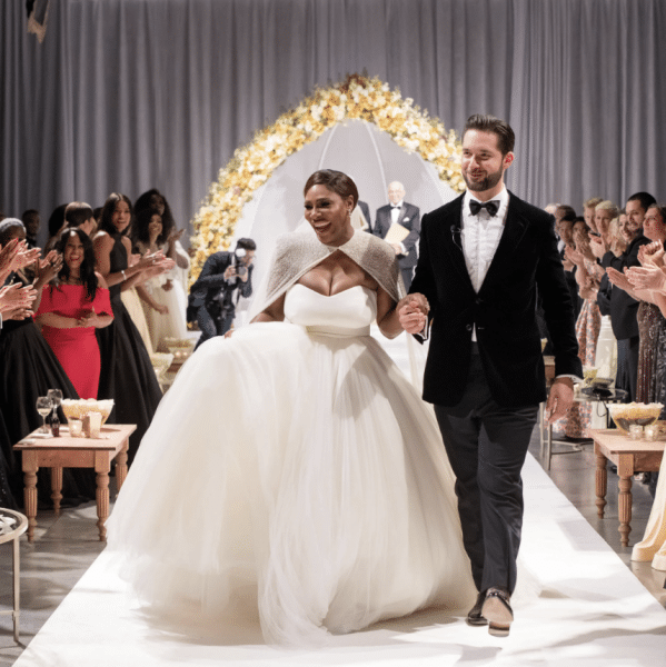 serena williams wedding dress