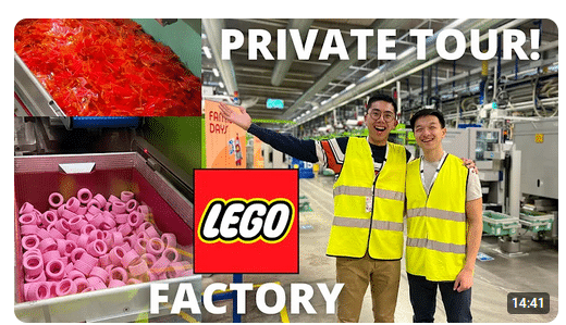 Lego factory tour video