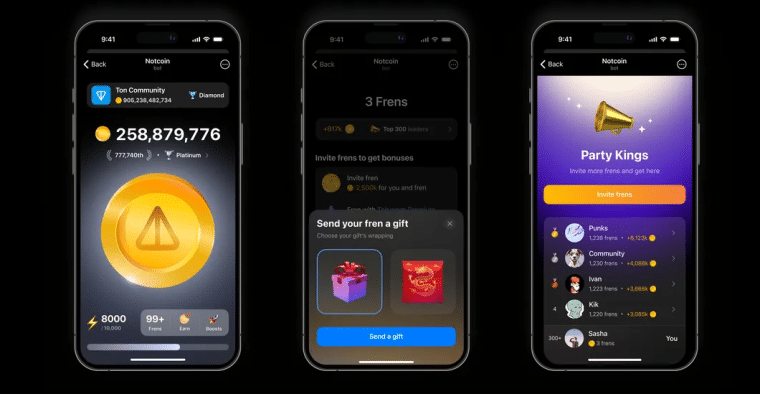 tap-to-earn games are very popular these days