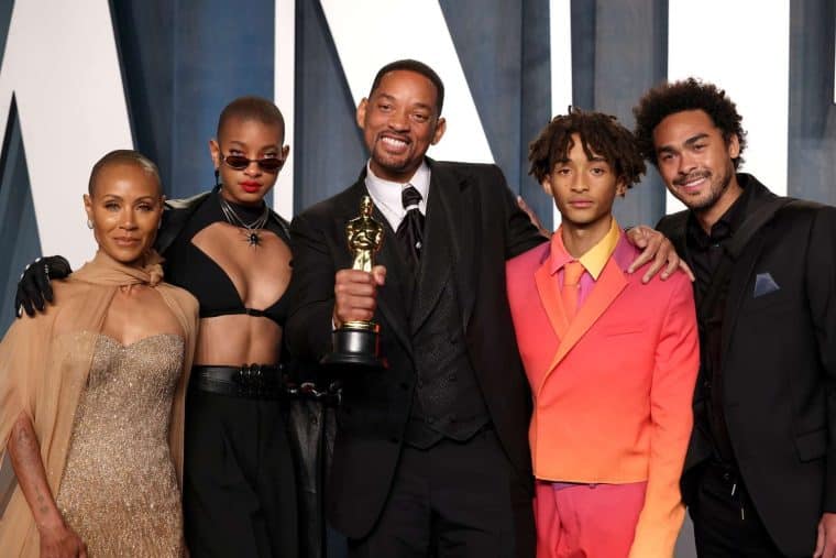 Will Smith and family