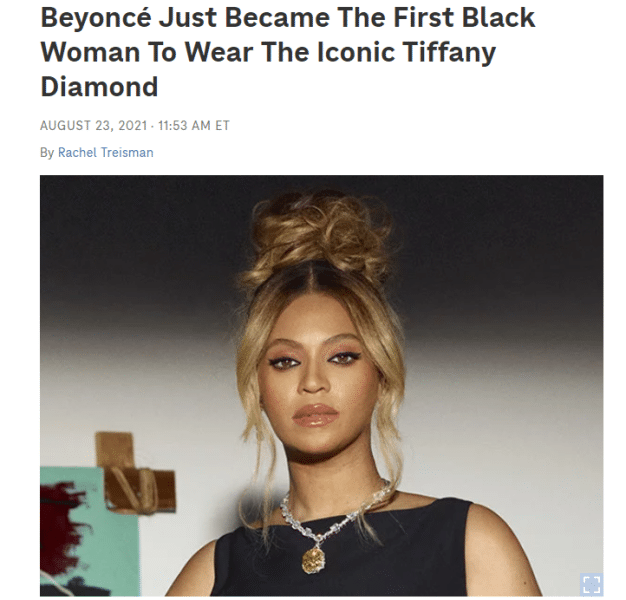 beyonce tiffany