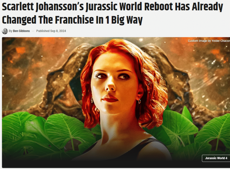 scarlett johansson jurassic park
