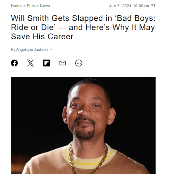 Will Smith headline