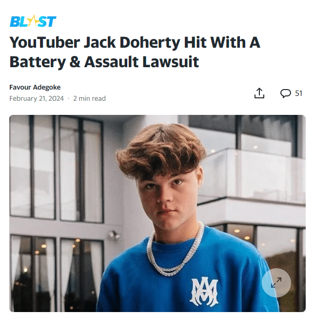 Jack Doherty Net Worth Controversial YouTube Prankster's 20M