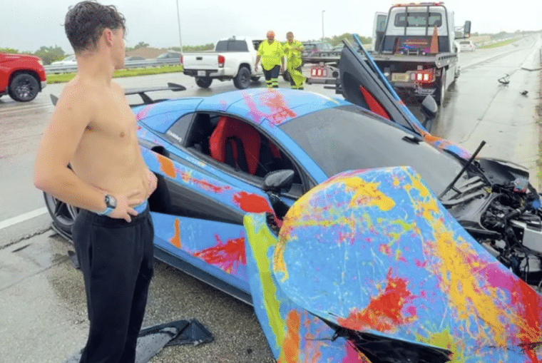 jack doherty crashed car