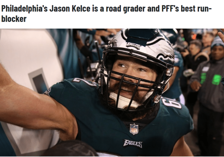 jason kelce accolade