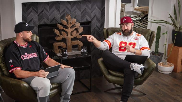 jason kelce and travis kelce new heights