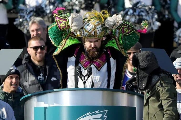 jason kelce super bowl speech