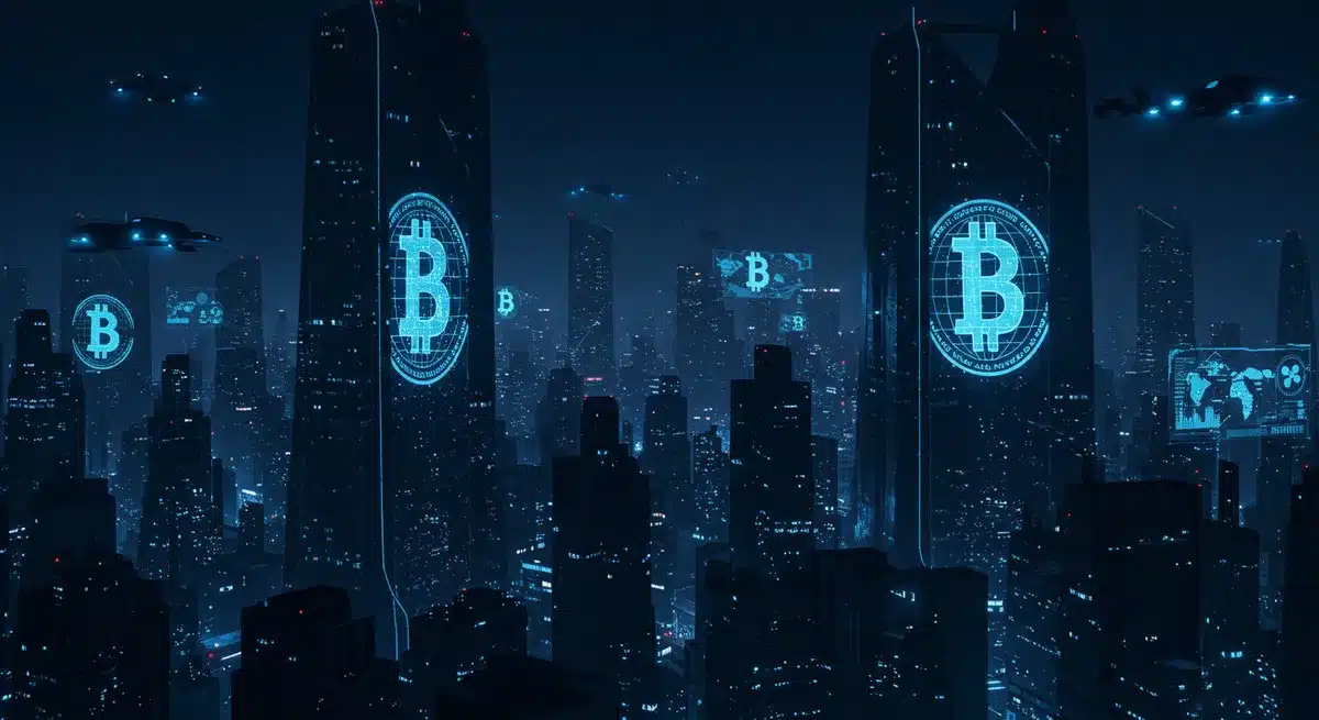 未来都市とビットコイン